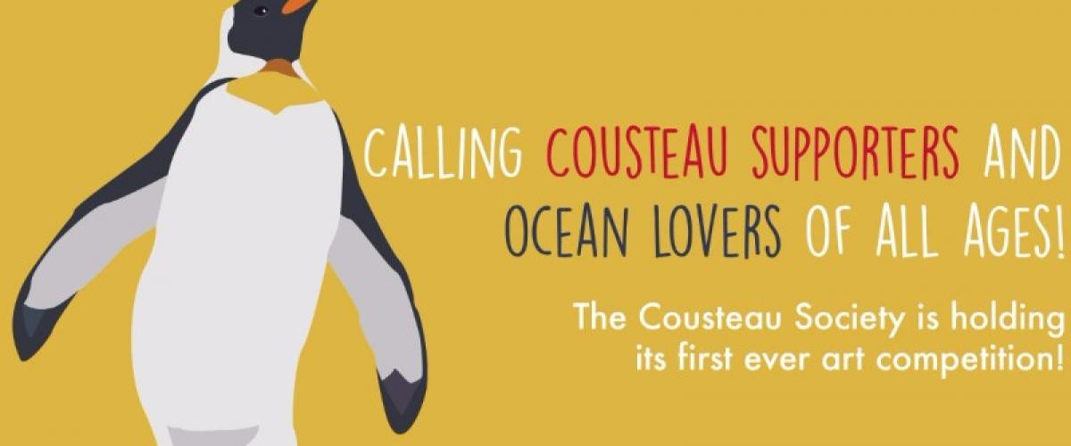 The Cousteau Society is holding its first ever art competition!