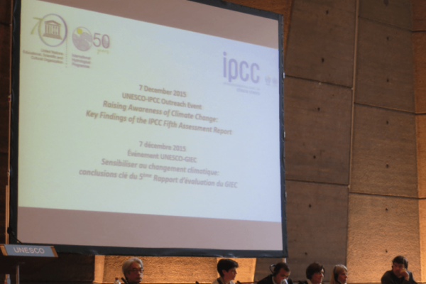 The Cousteau Society participated in the IPCC event hosted by UNESCO-IHP