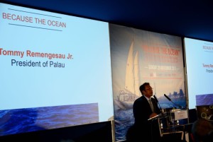 L’Equipe Cousteau à l’évènement de haut niveau « Because the Ocean », dimanche 29 Novembre.