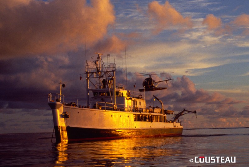 Calypso, le navire du commandant Cousteau (photo: Cousteau)